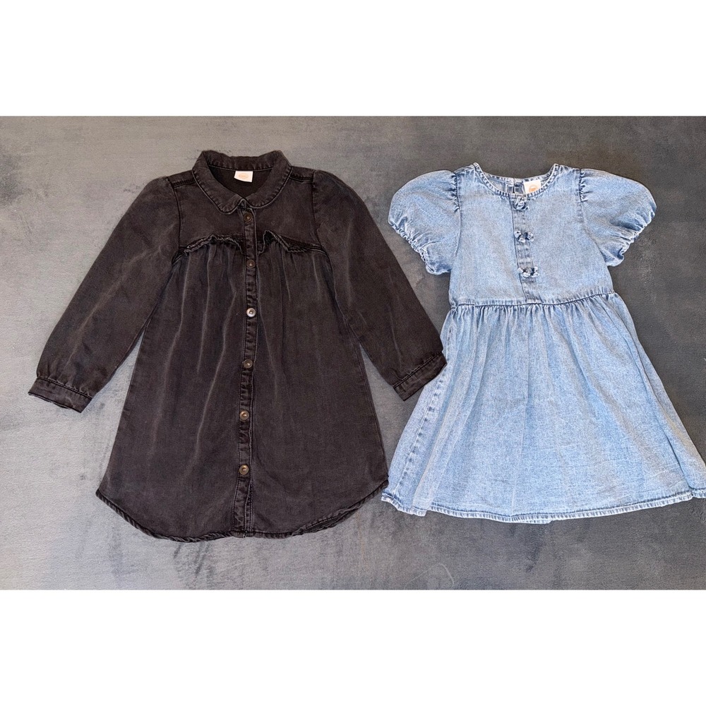 Girl denim dresse 5T 2 pack